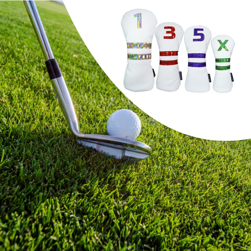 Headcover Driver - 4PCS Golf Woods Headcovers Covers for