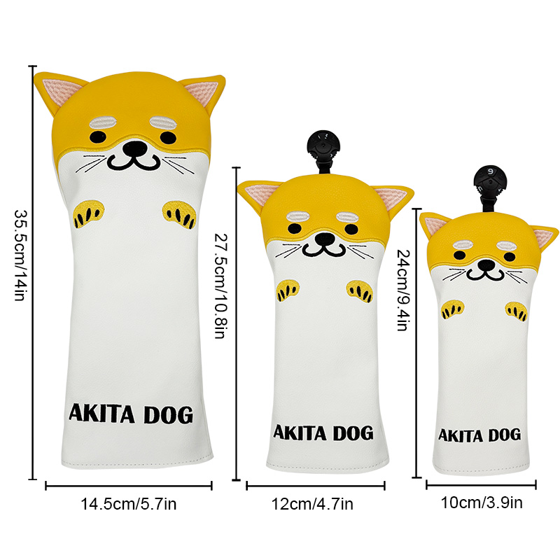 Golf Club Headcovers Set Dog C - đánh giá và giá Headcover Driver