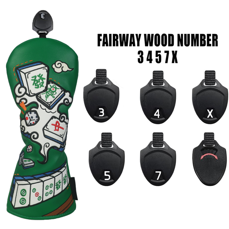 Golf Club Cover, Mahjong Style - đánh giá và giá Headcover Driver